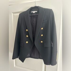 Veronica Beard Black Miller Dickey Jacket Size 6